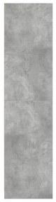 betonszürke szerelt fa ruhásszekrény 50 x 50 x 200 cm