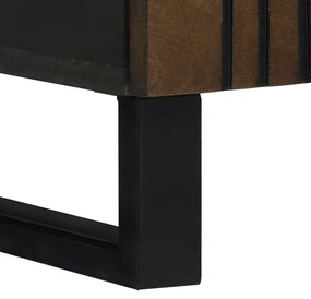Éjjeliasztal - 50x33x60 cm, Tömör mangófából készült