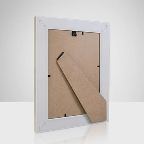 Ezüstszínű műanyag képkeret 21x26 cm