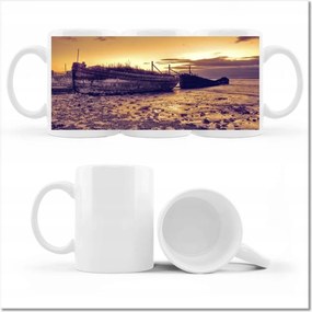 Fényképes bögre Régi halászcsónakok