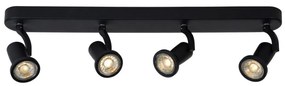 Lucide 11903/20/30 - LED spotlámpa JASTER-LED 4xGU10/5W/230V fekete