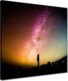 Vászonkép 40x40 Tejút Galaxis