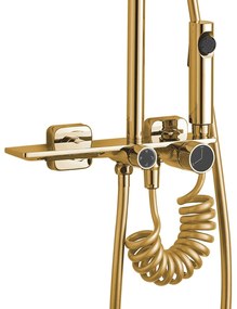 Zuhanyszett REA HELIX Gold