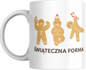 Bögre Karácsonyra Ajándék Karácsony Mikulás Mézeskalács Forma