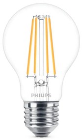 Philips A60 E27 filament LED körte fényforrás, 8.5W=75W, 4000K, 1055 lm, 220-240V