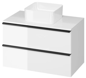 Cersanit Virgo szekrény pulttal 80x46.9x49.9 cm Függesztett, mosdó alatti fehér S522-027