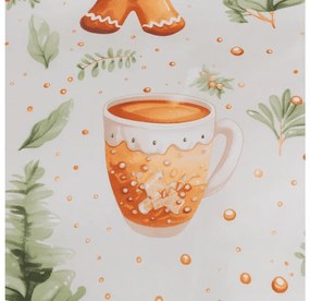 Mikroszálas ágyneműhuzat WINTER GINGERMAN fehér Ágyneműhuzat mérete: 70 x 90 cm | 140 x 220 cm