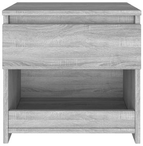 vidaXL szürke sonoma színű szerelt fa éjjeliszekrény 40 x 30 x 39 cm