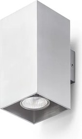 RENDL AGATE II nástěnná česaný hliník 230V LED GU10 2x7W