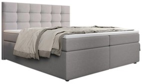 SALMA kárpitozott boxspring ágy + fedőmatrac - inari 22 / 160x200