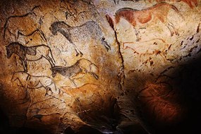 Illusztráció Ekain cave, Ekainberri Cave., Gonzalo Azumendi