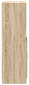 vidaXL sonoma tölgy színű szerelt fa konyhaszekrény 57x41,5x131,5 cm