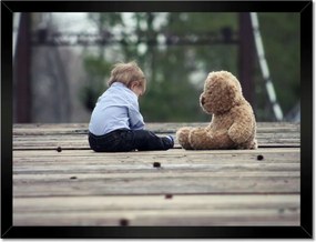 Poszterek keretben 40x30 Barátom mackó