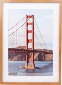 Képkeret Rome 50x70 cm Passe-partout 39x58,5 cm világos fa Mdf