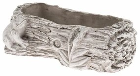 Beton ültetőtartály, béka törzs, 27 x 8,5 x 15,5cm