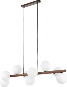 TK LIGHTING 10273 ESTERA Modern Függesztett Lámpa Fehér, Dió G9 IP20