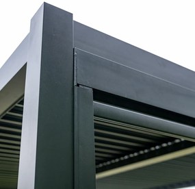 LUXE pergola 3x3m antracit