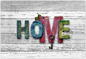 Poszterek 200x135 Otthon Házikó Felirat