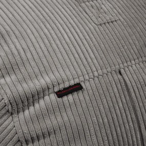 Téglavörös kordbársony babzsákfotel Roll 105 – SLOWDOWN