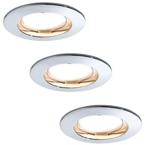 Paulmann Paulmann 92829 - KÉSZLET 3x LED/6,8W IP44 Fürdőszobai dimmelhető lámpa COIN 230V W2897