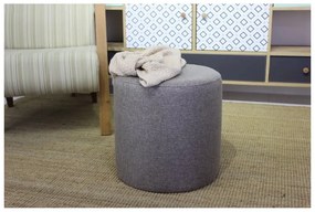 Szürke puff Silindir – Balcab Home