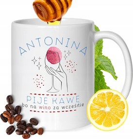 Bögre Antonina Barátnőknek Ajándék Nyomtatott Fehér 330ml