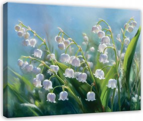 Vászonkép Virágok Hóvirágok Természet Nappali Hálószoba Vászonkép 120x80