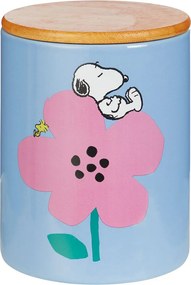 PEANUTS tároló doboz 16 cm, világoskék