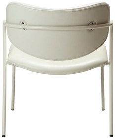 Krémszínű bőrutánzat fotel Zed – DAN-FORM Denmark