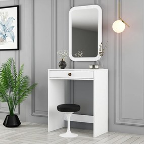 Lizbon Mirror White kozmetikai asztal