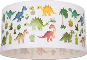 Gyermek mennyezeti lámpa KIDS ROOM 1xE27/60W/230V átmérő 40 cm dinoszaurusz