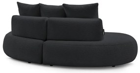 Sötétszürke buklé szövet kanapé 260 cm Saint-Germain – Bobochic Paris