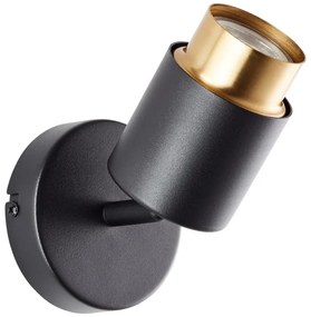 Brilliant - LED fali spotlámpa COVELO 1xGU10/5W/230V fekete/arany