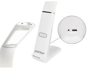 LED Dimmelhető asztali lámpa vezeték nélküli töltéssel LORD EVO LED/8W/230V fehér