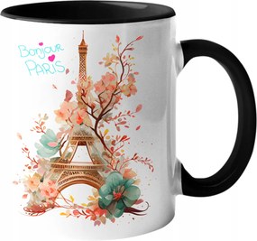 Csodaszép Bögre Bonjour Paris Eiffel Torony Kerámia Párizs Eiffel 330ml.