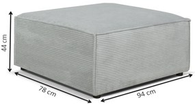 Sarokkanapé Cuboid L (bézs) (B). 1071636