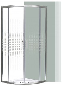 Spirit Mátrix íves 80x80x180 cm minőségi zuhanykabin