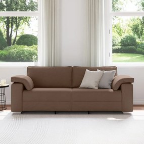 Kanapé párnával Barna 219 x 77 x 82 cm szövet