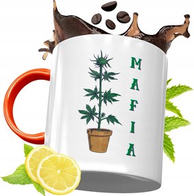 Narancssárga Bögre Dohányosoknak Ajándék fényképes nyomattal