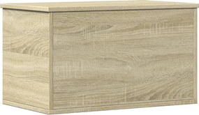 vidaXL sonoma tölgy színű szerelt fa tárolóláda 60 x 35 x 35 cm