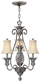 Hinkley HK-PLANT3-PL - Csillár láncon PLANTATION 4xE14/40W/230V ezüst