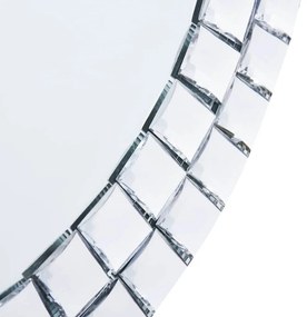 edzett üveg falitükör 40 cm