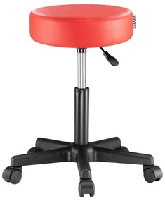 Casaria® Gurulós puff - piros