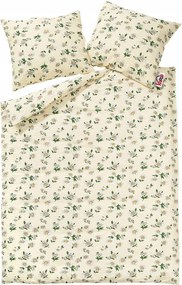 Ágyneműhuzat kéregből 160x200 Kamilla krémszínű gombok 100% pamut