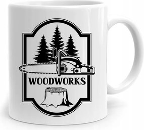 Favágónak Woodworks Ajándék Bögre fényképes nyomtatással