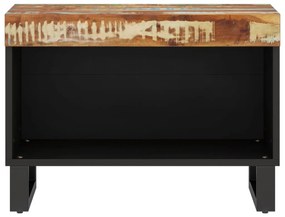 tömör újrahasznosított fa TV-szekrény 60 x 33 x 43,5 cm