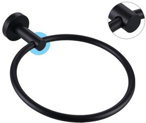 Fürdőszoba fogas Black 332915A MIST 05
