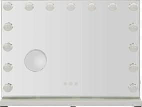 Fali tükör világítással-polccal 55x43 cm Hollywood – Mauro Ferretti