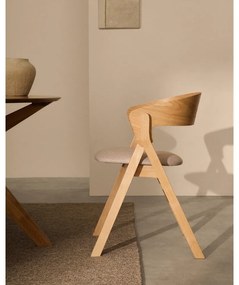 Natúr színű étkezőszék Godia – Kave Home