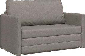 vidaXL Kanapéágy 110cm Tópszínű szövet